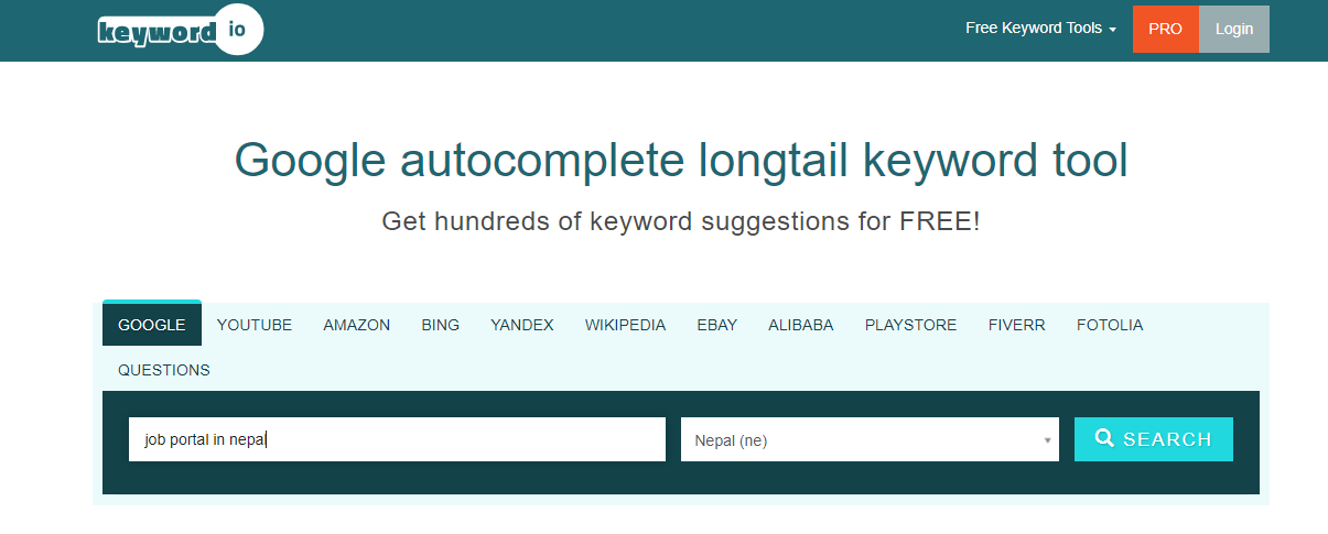 Finding Informational Keyword With Digital Terai